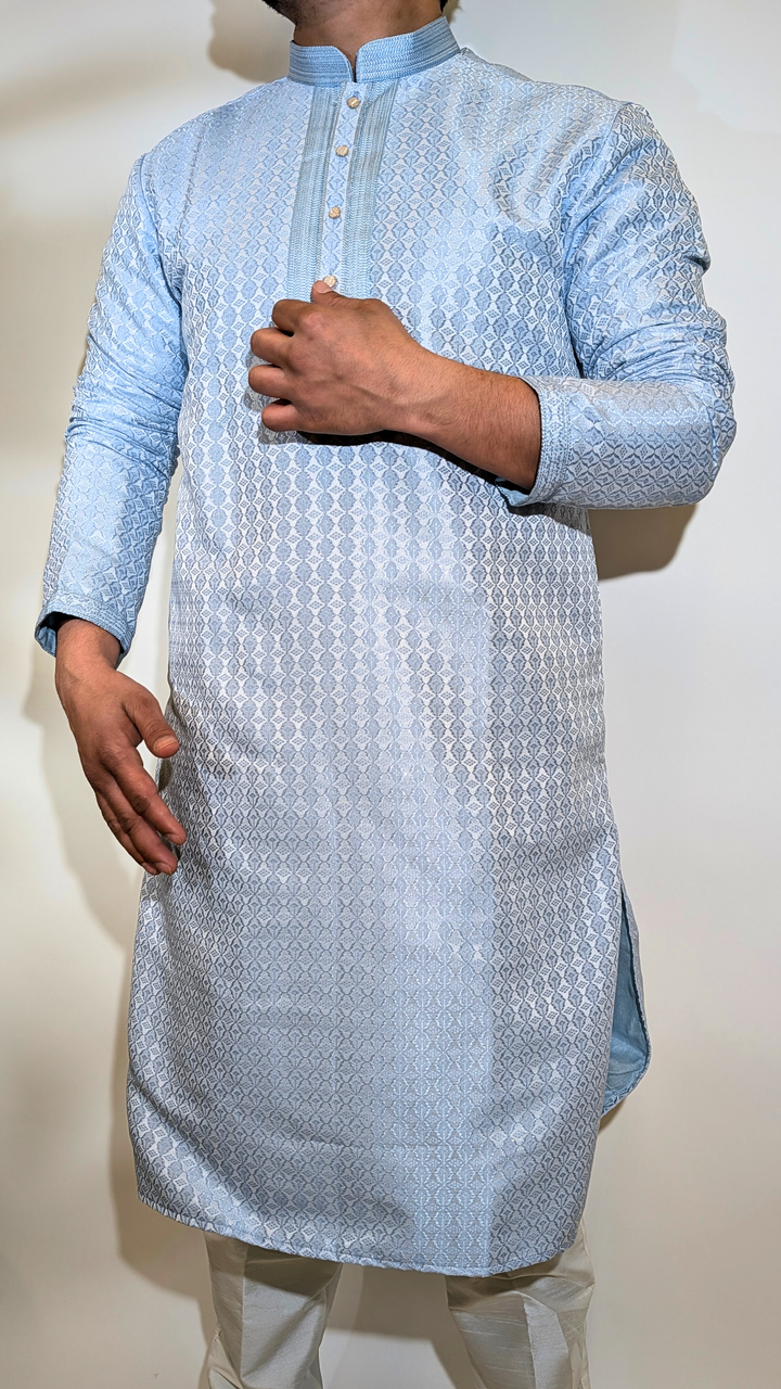 Light Blue Fancy Kurta