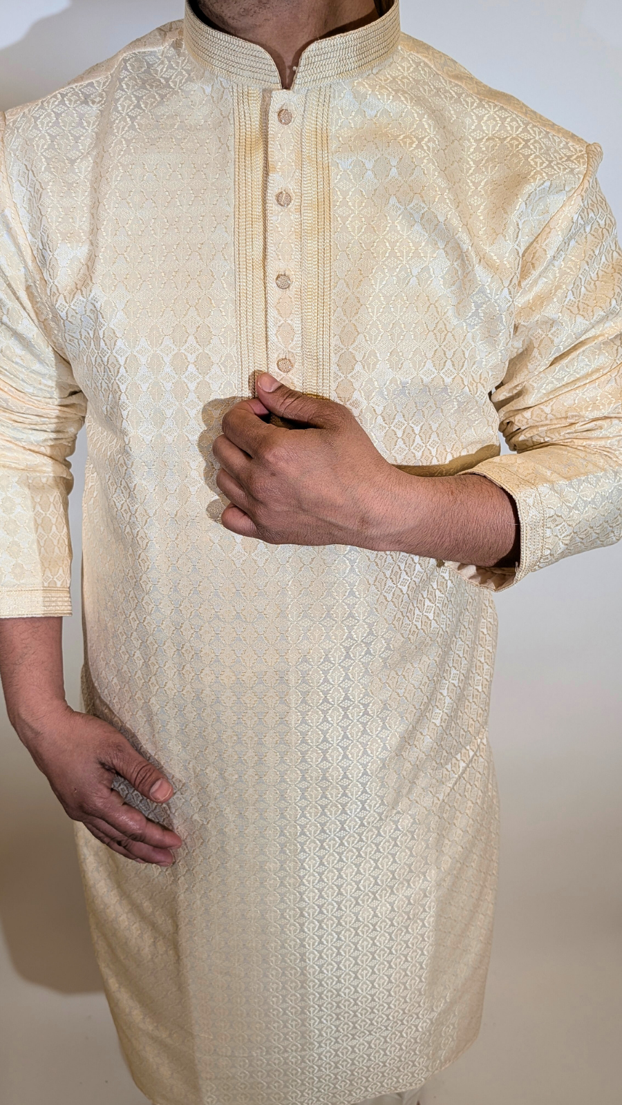 Cream Fancy Kurta