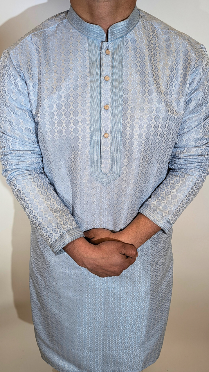 Light Blue Fancy Kurta
