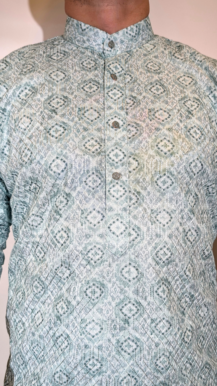Light Green Sequence Kurta