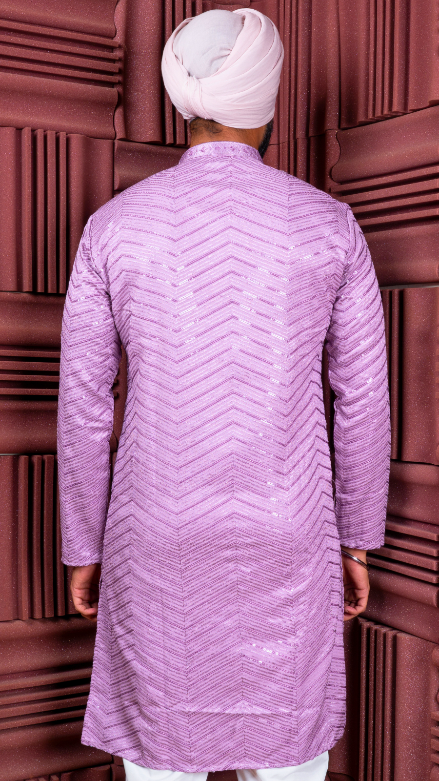 Lavender Sequence Kurta