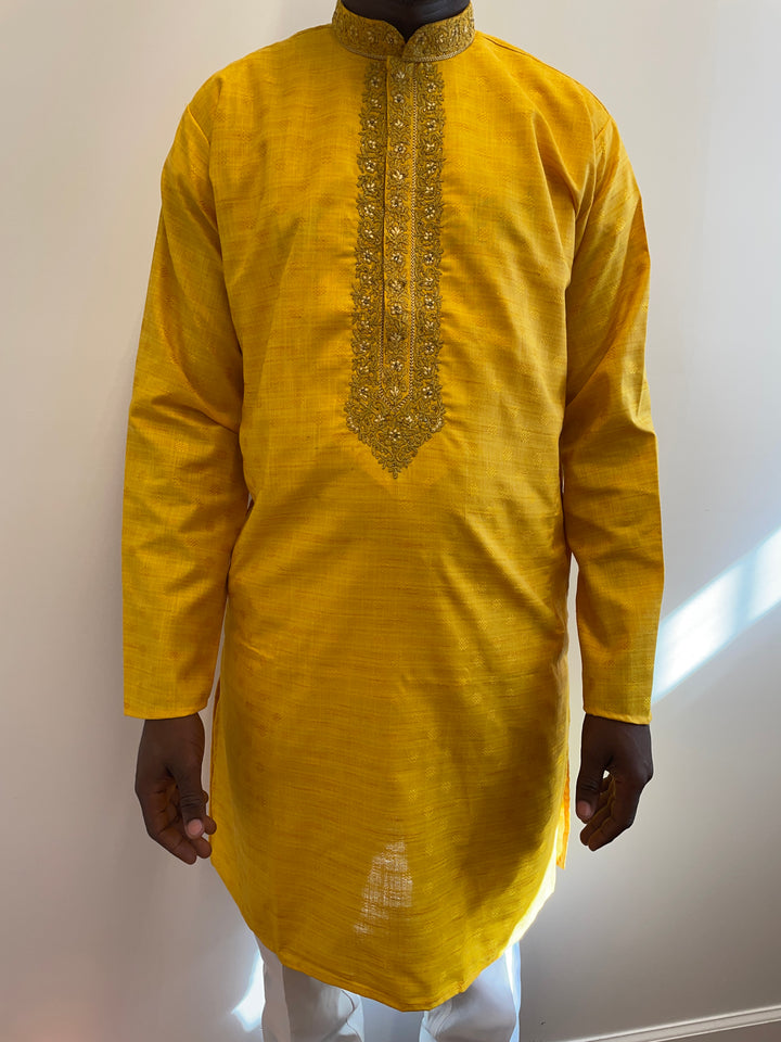 Yellow Fancy Kurta