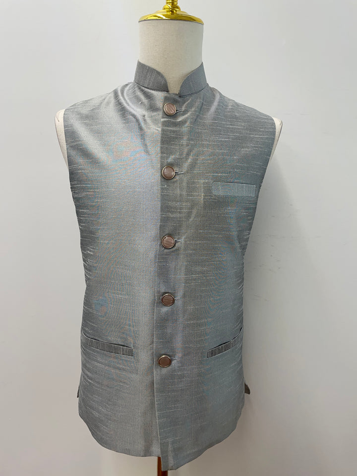 Grey Fancy Vest