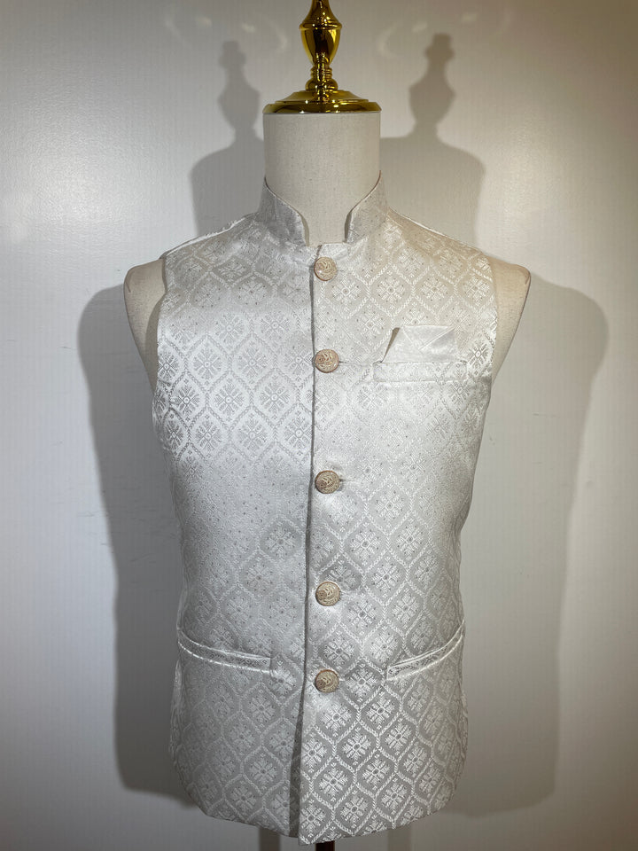 White Traditional Fancy Vest