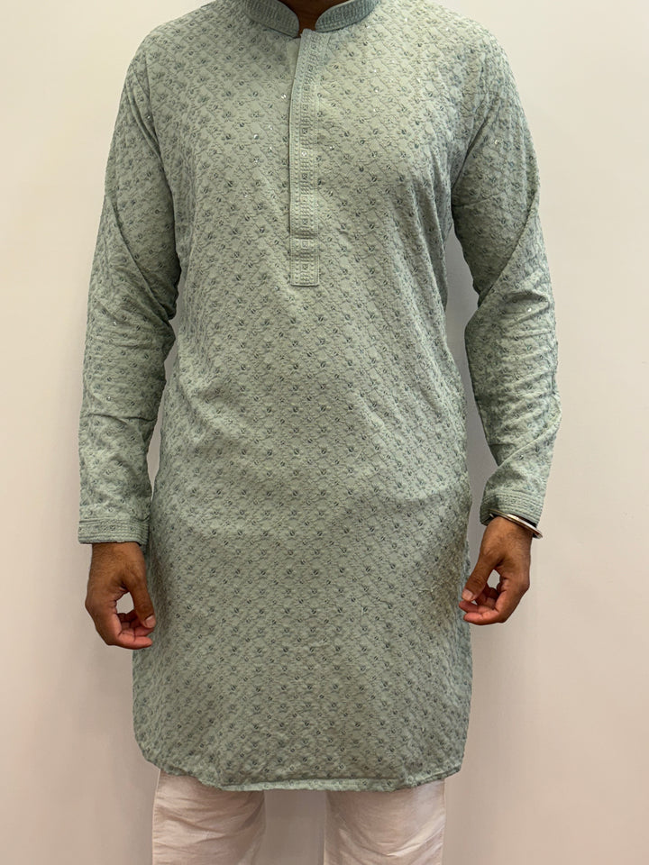 Light Green Chikankari Kurta