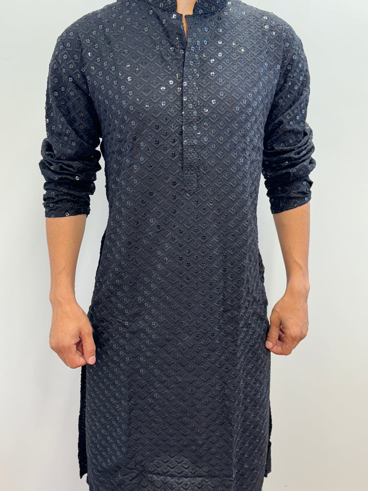 Black Fancy Kurta