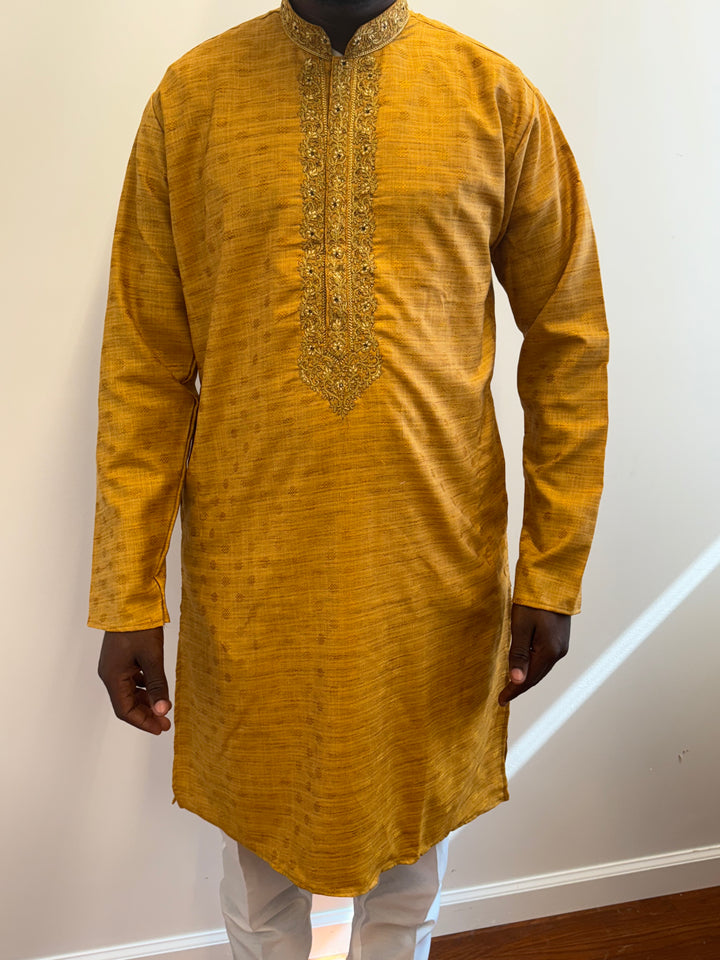 Mustard Fancy Kurta