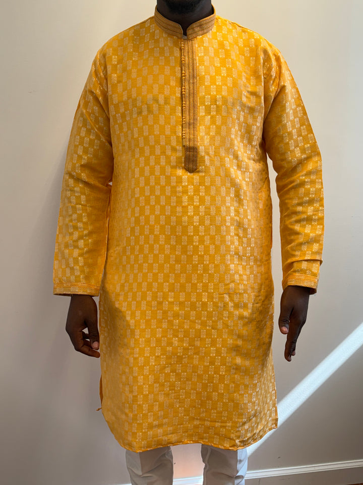 Light Yellow Fancy Kurta