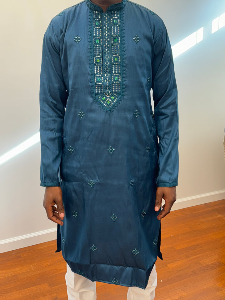 Dark Green Fancy Kurta