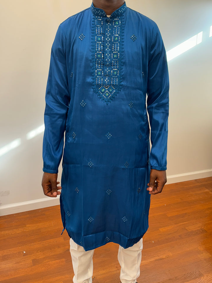 Dark Blue Fancy Kurta