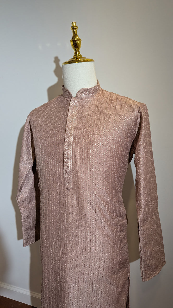 Light Peach Fancy Kurta