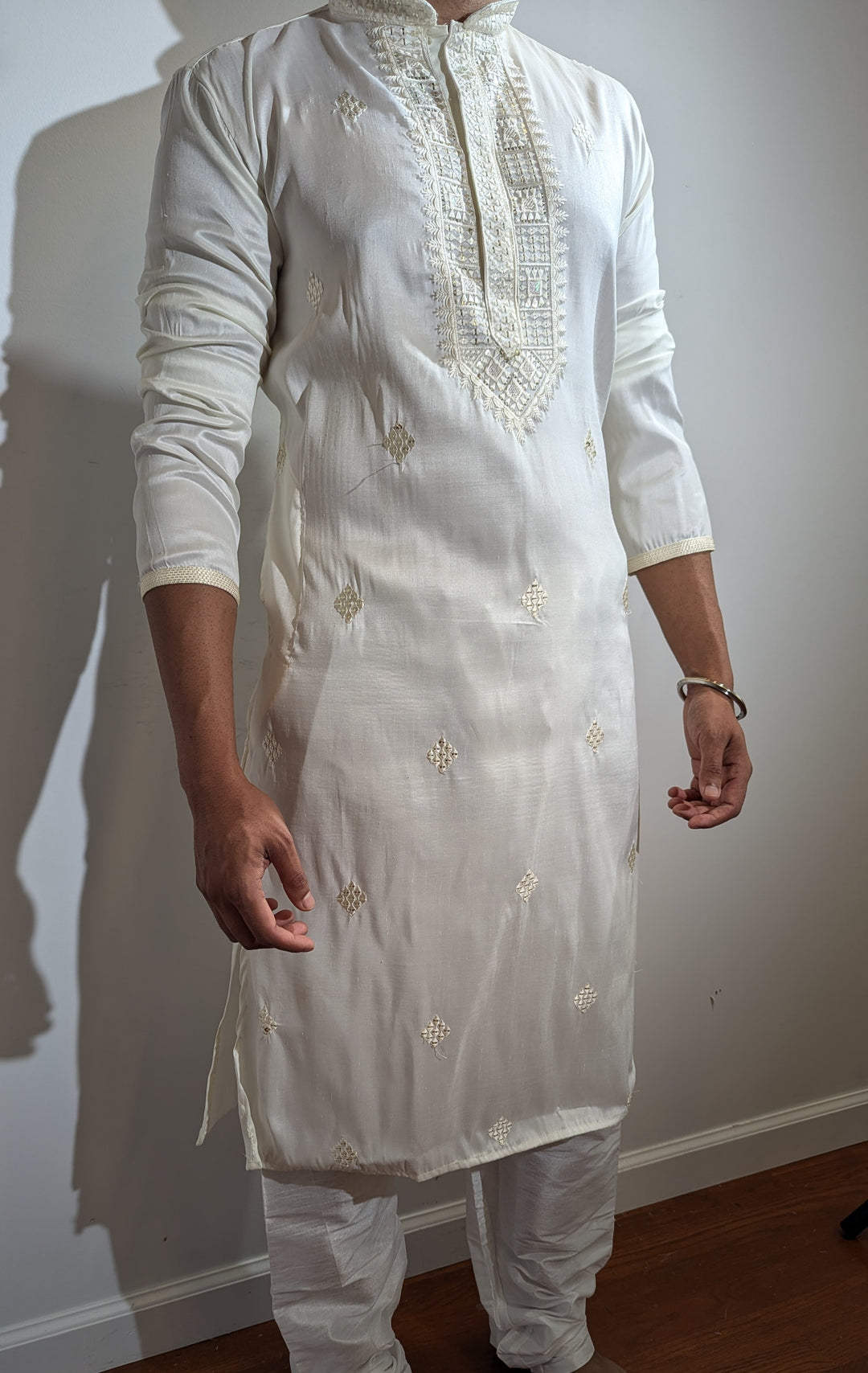 Cream Fancy Kurta