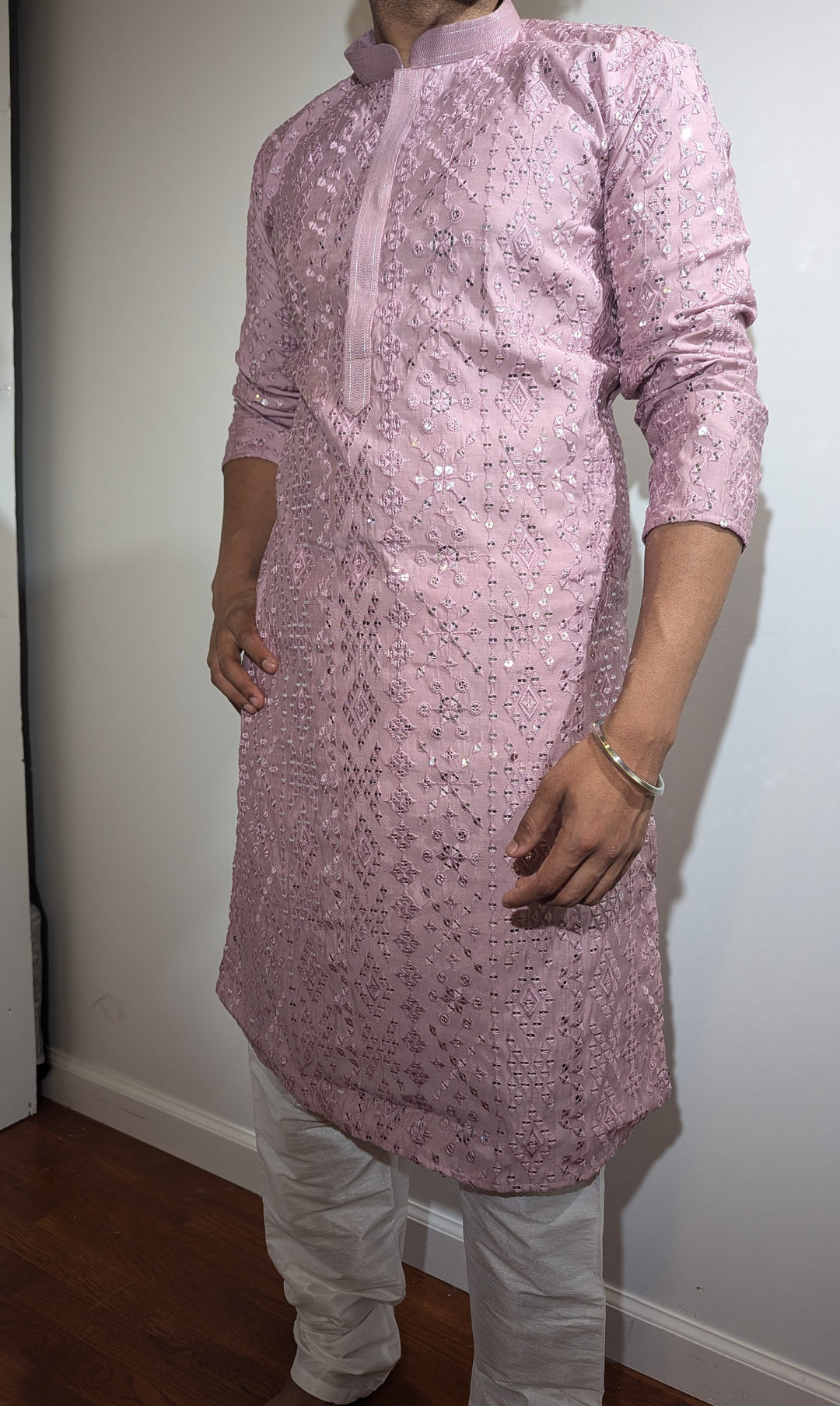 Pink Designer Kurta