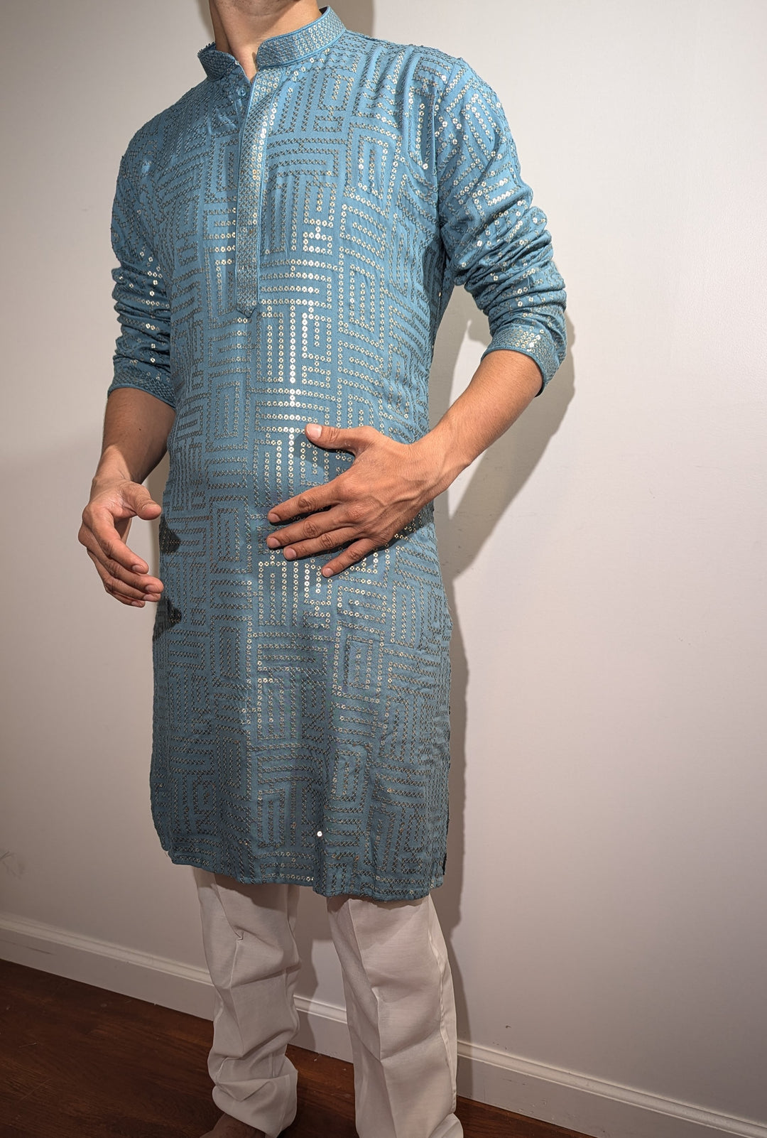 Teal Green Fancy Kurta