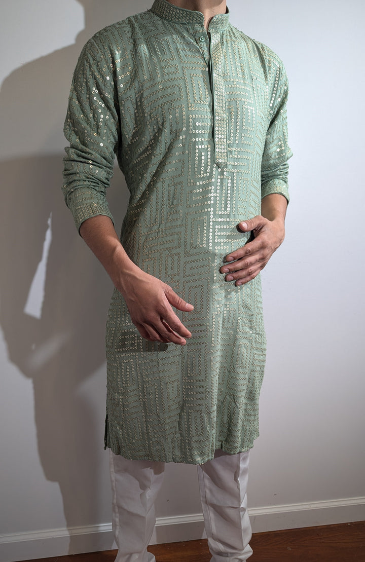 Light Green Fancy Kurta