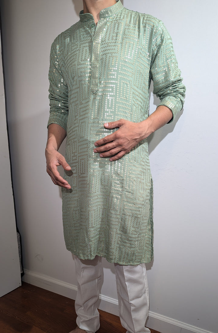 Light Green Fancy Kurta