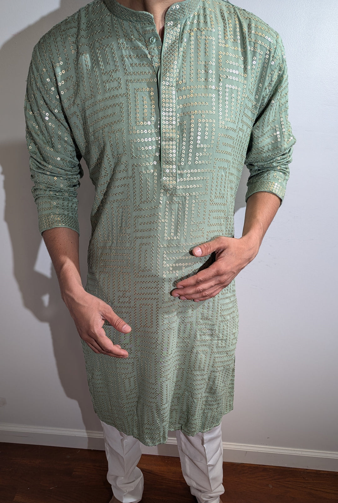 Light Green Fancy Kurta