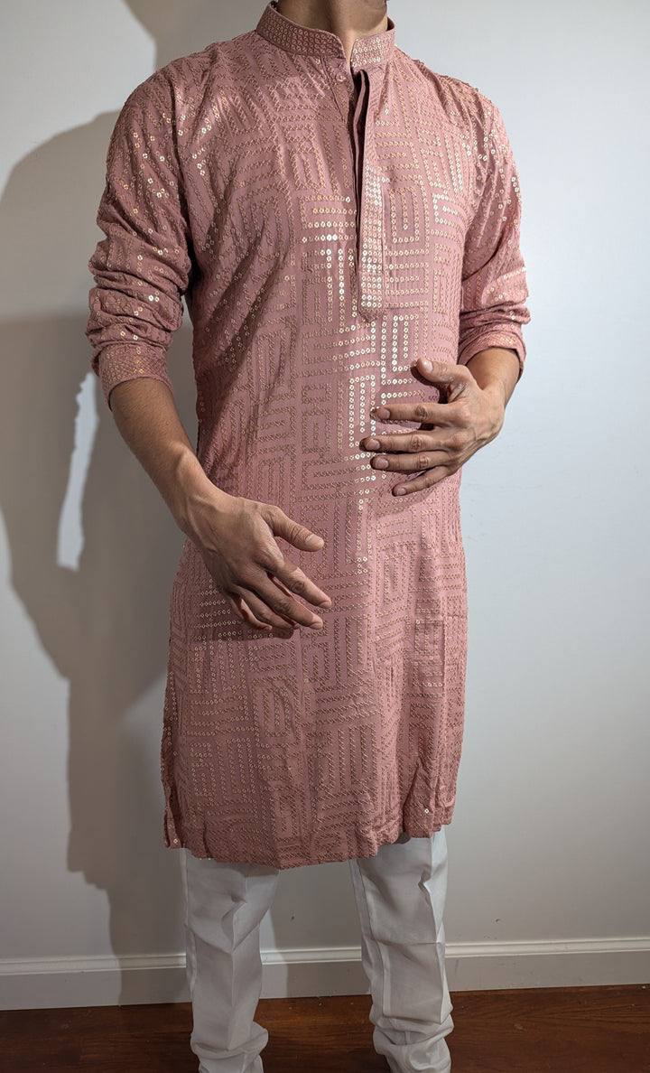 Peach Fancy Kurta