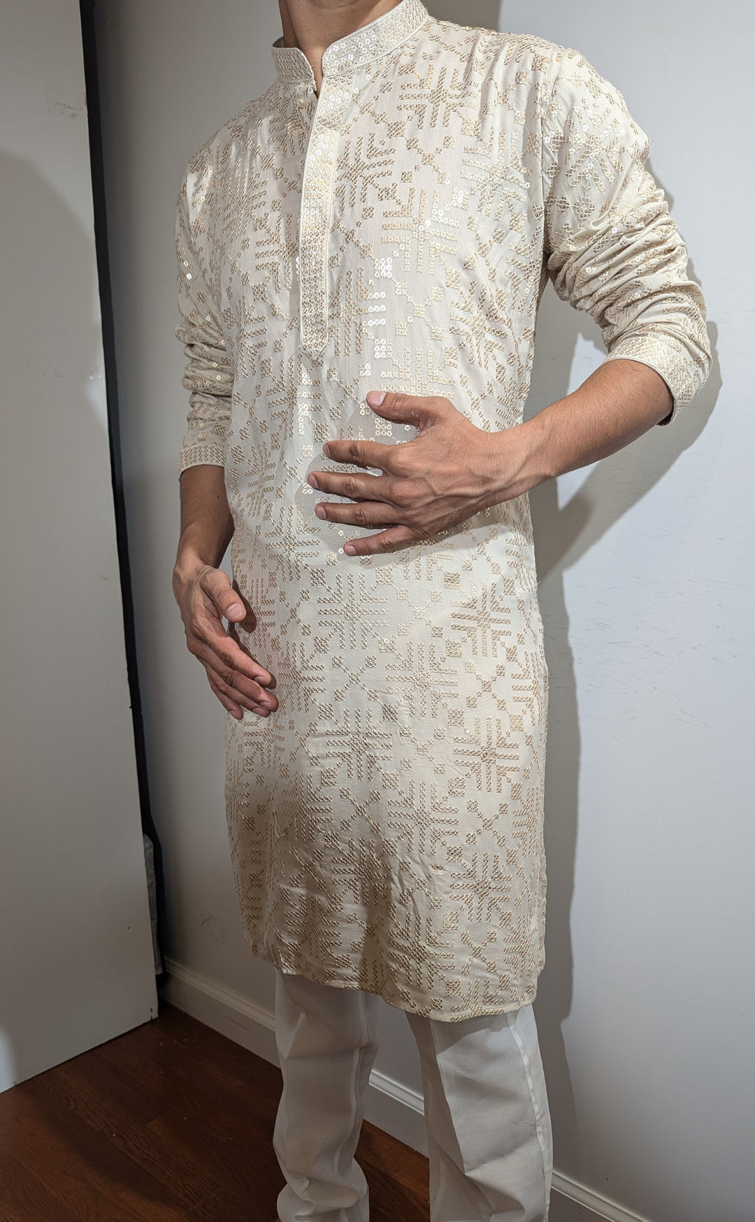 Pale Brown Fancy Kurta