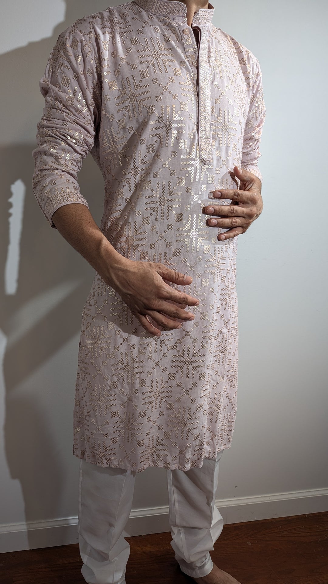 Light Pink Fancy Kurta