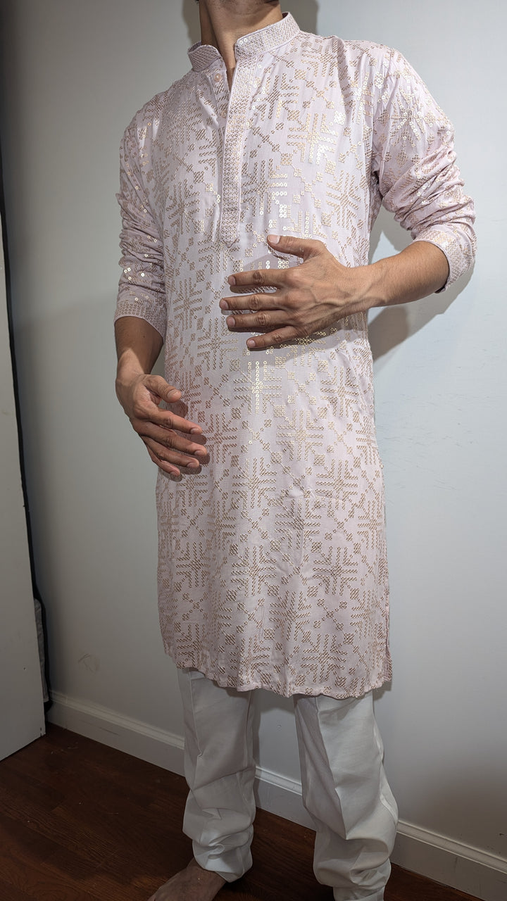 Light Pink Fancy Kurta