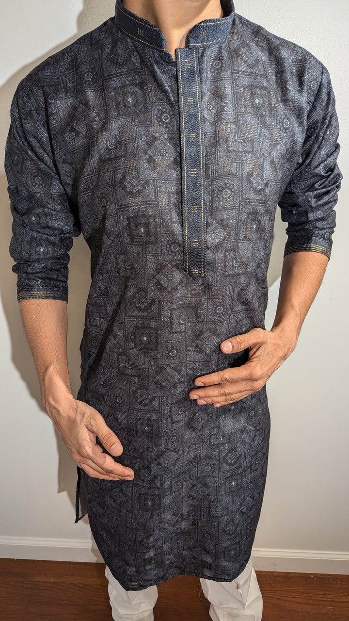 Black Fancy Kurta