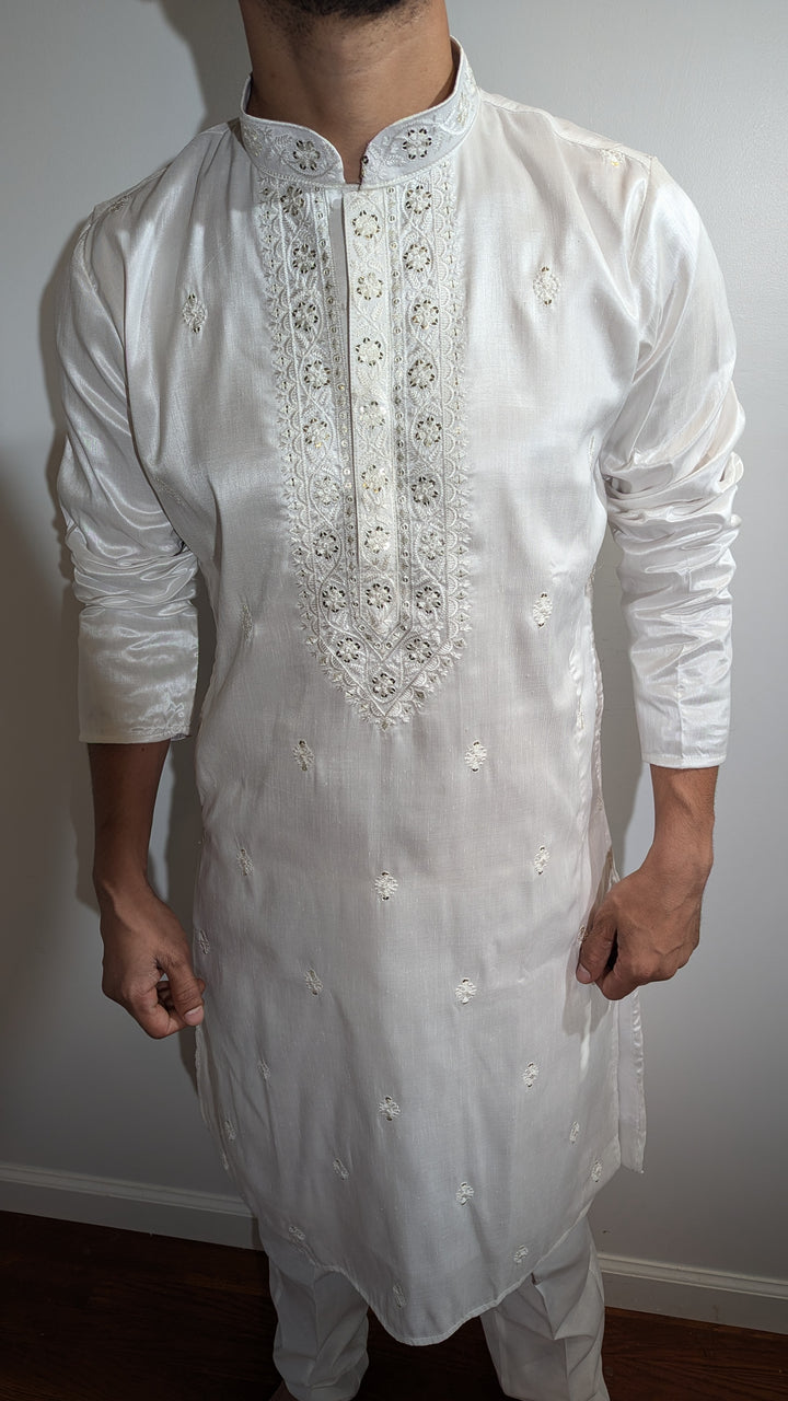 White Fancy Kurta