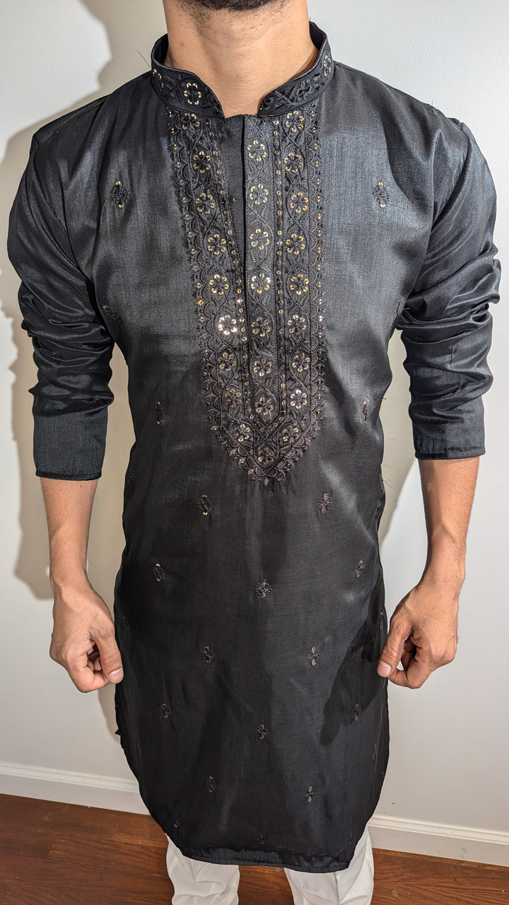 Black Fancy Kurta