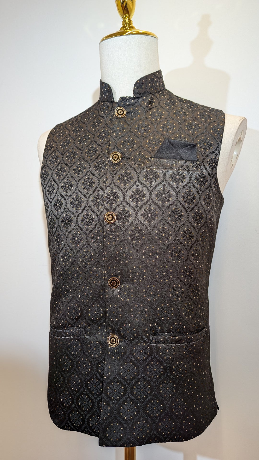 Black Traditional Vest