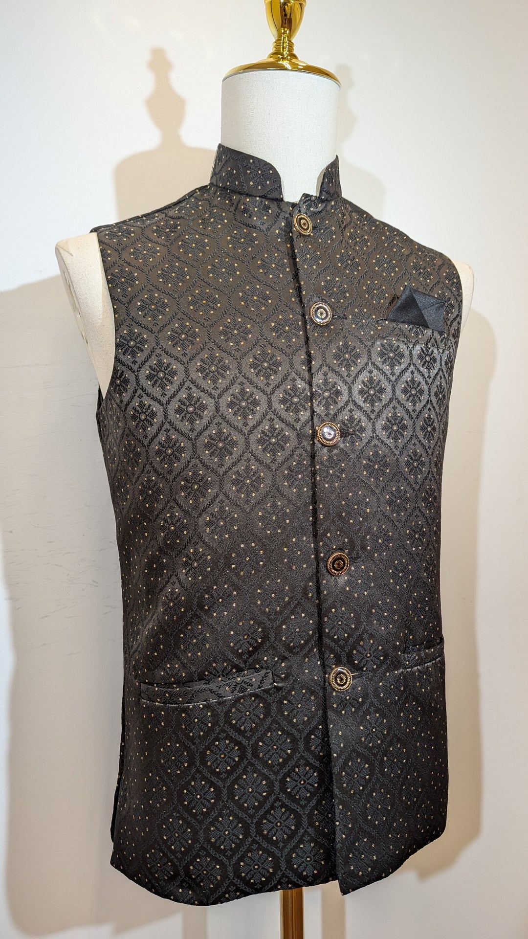 Black Traditional Vest