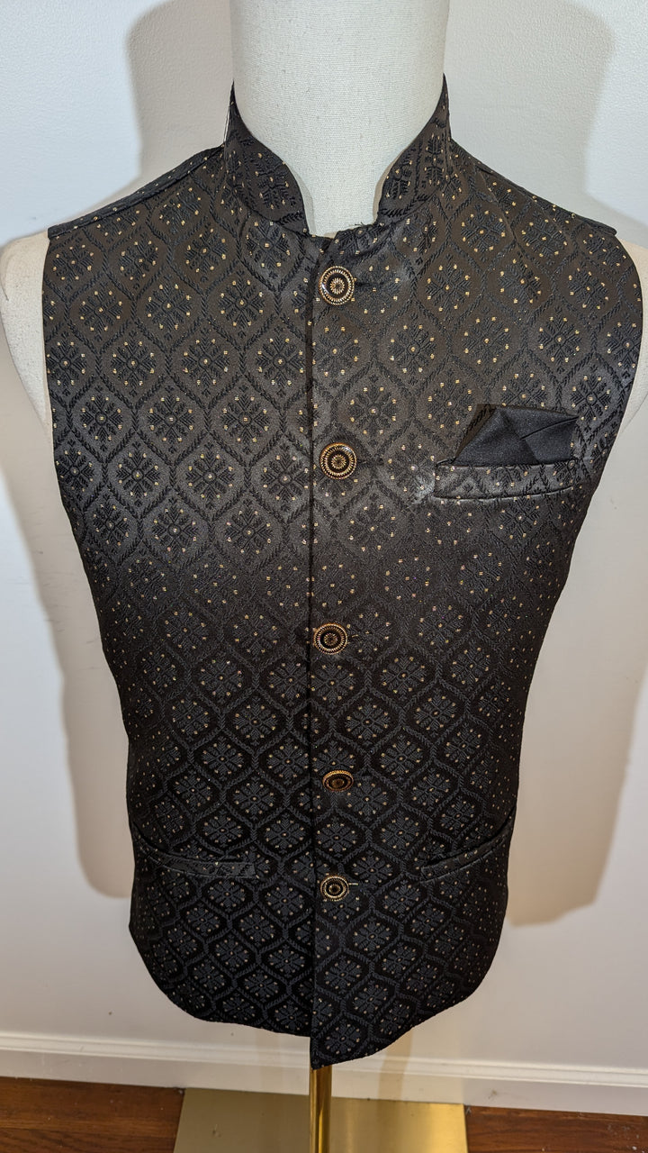 Black Traditional Vest