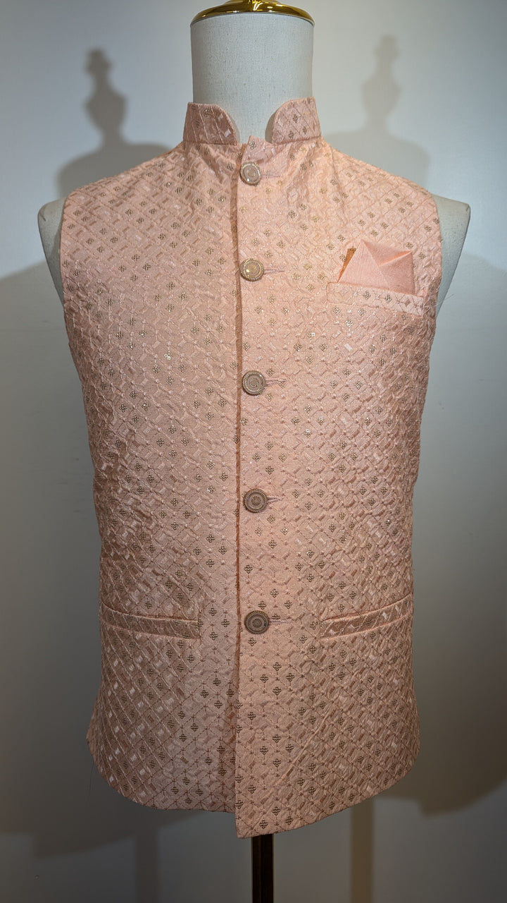 Light Peach Traditional Vest