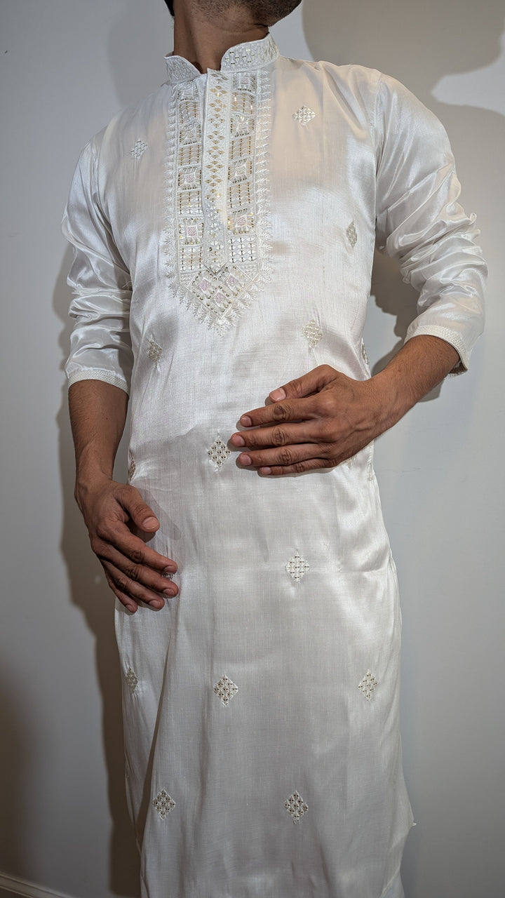 White Fancy Kurta