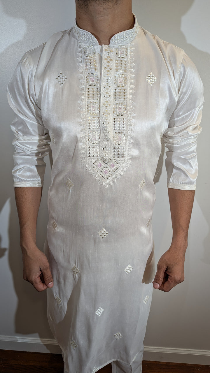 White Fancy Kurta