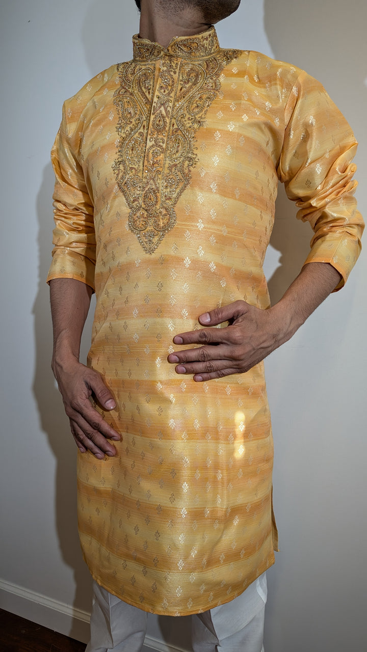 Yellow Fancy Kurta