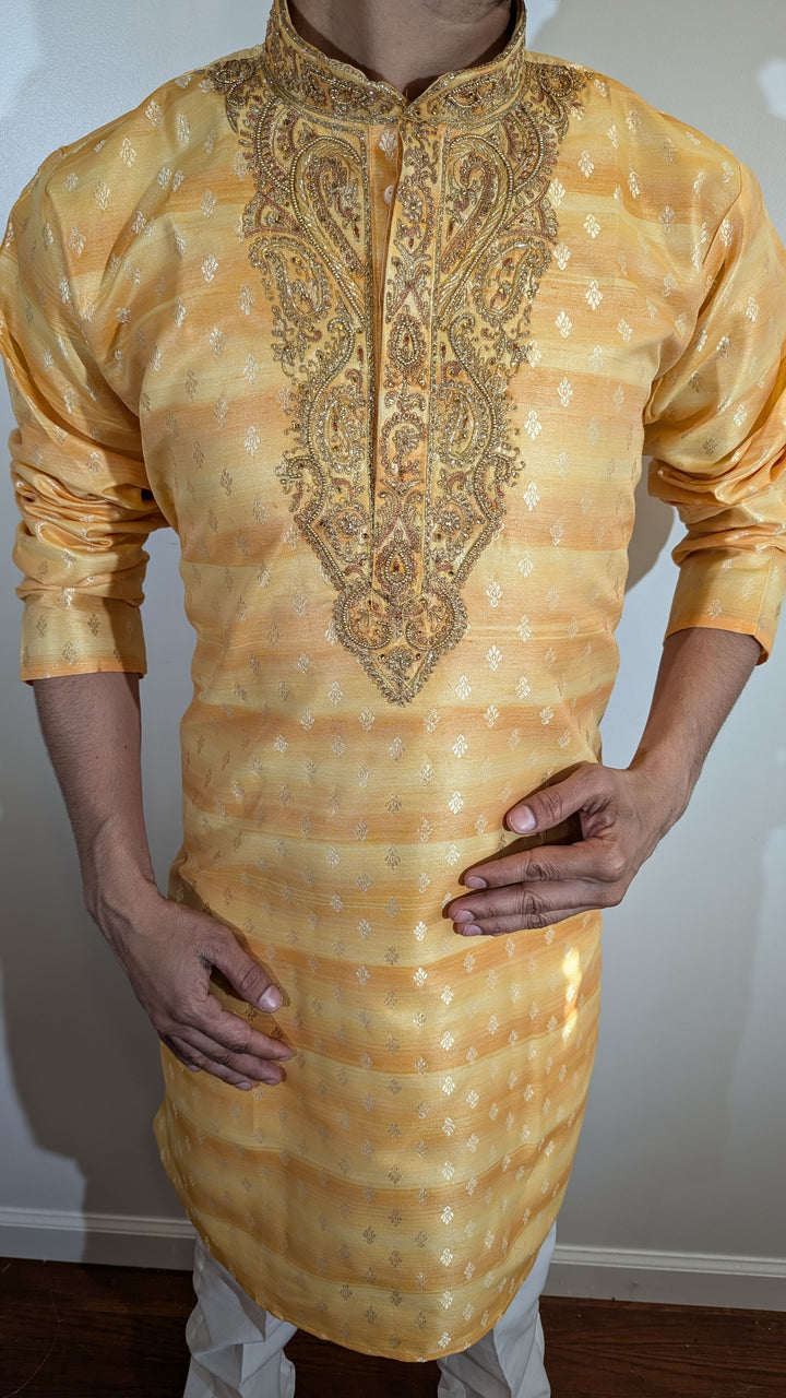 Yellow Fancy Kurta