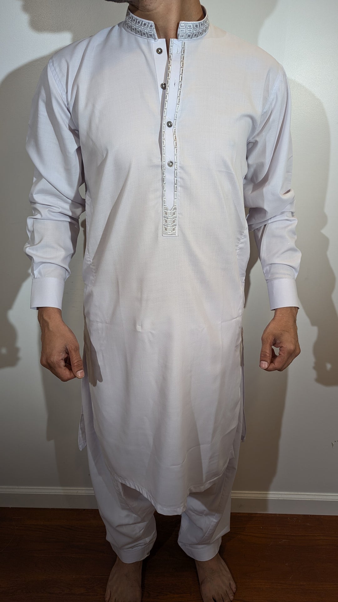 White Pathani Kurta