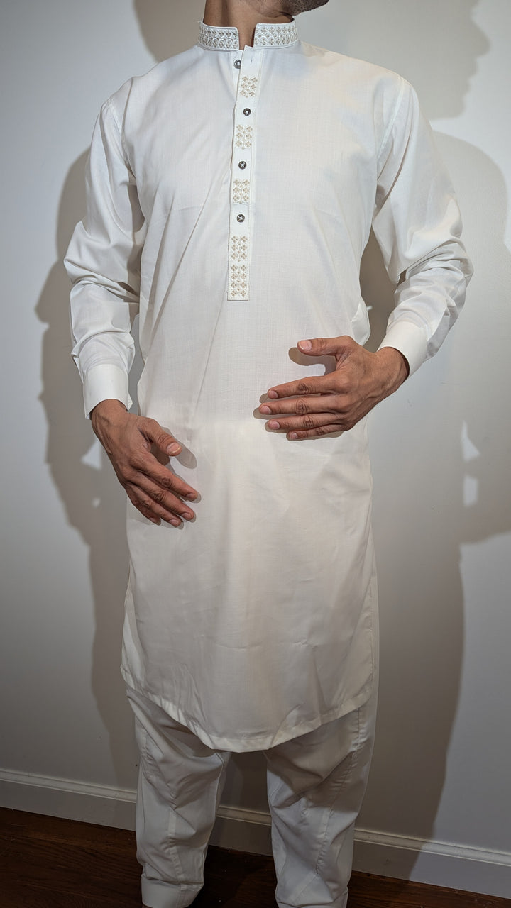 Light Cream Pathani Kurta