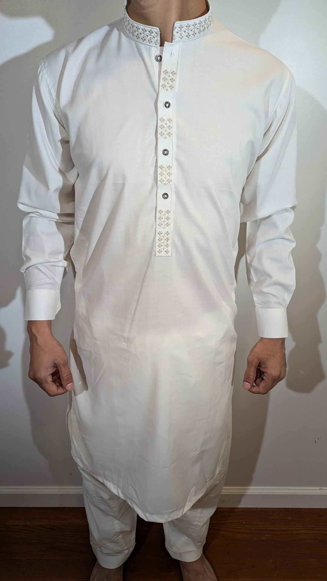 Light Cream Pathani Kurta