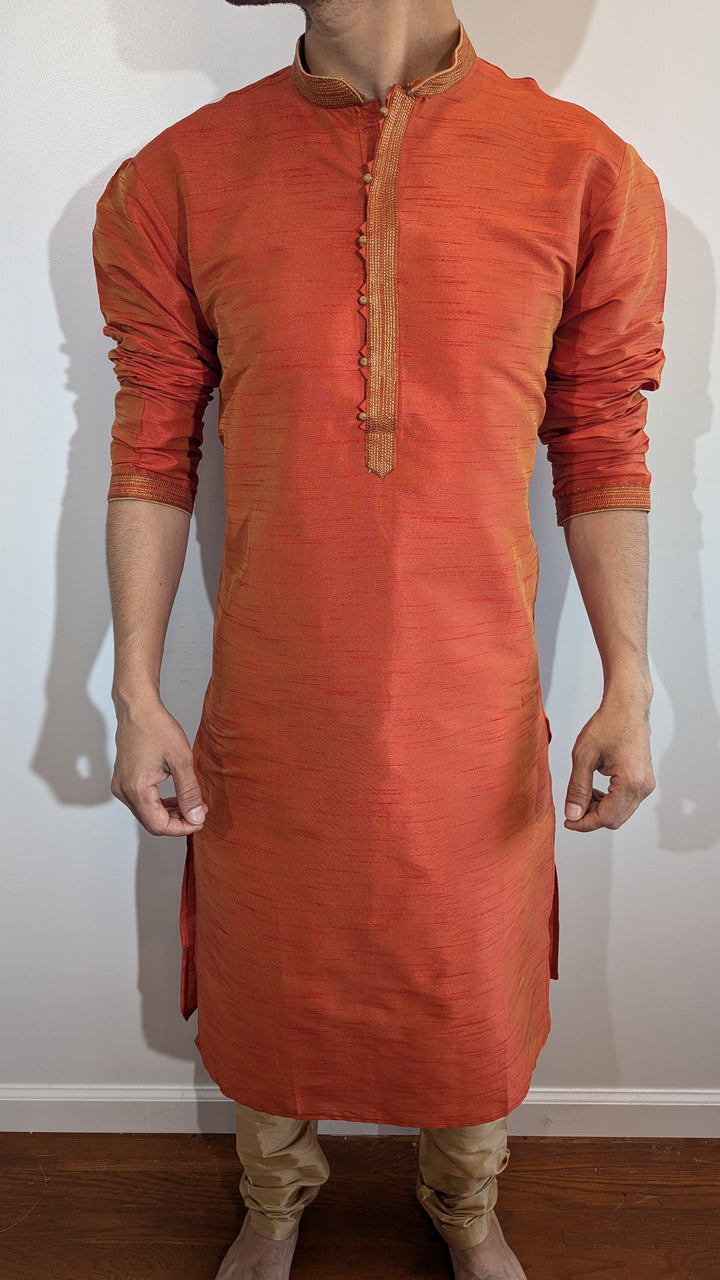 Orange Salwar Kurta