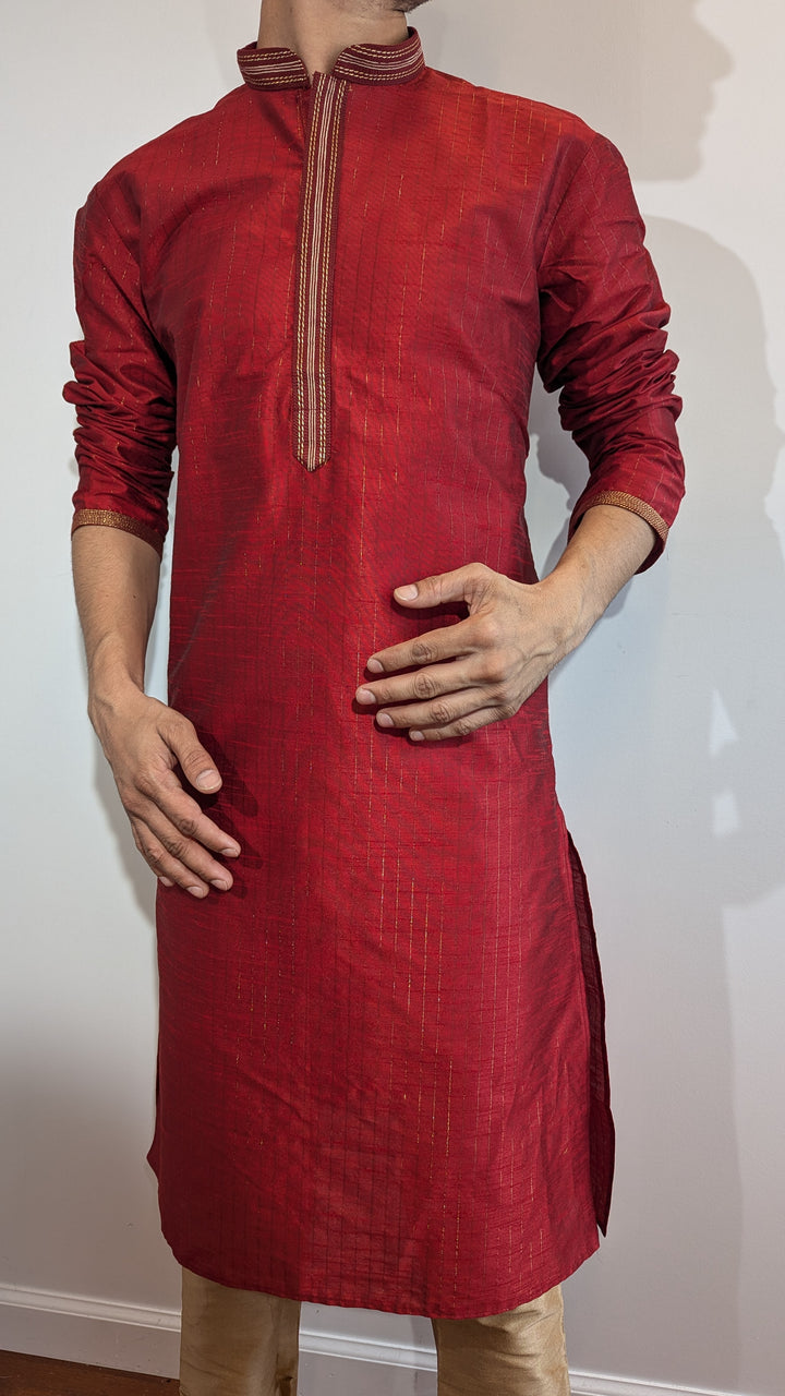 Red Fancy Kurta