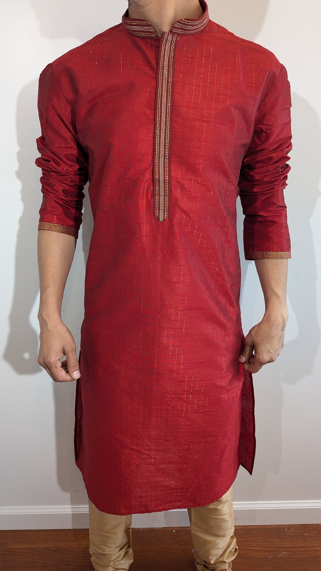 Red Fancy Kurta