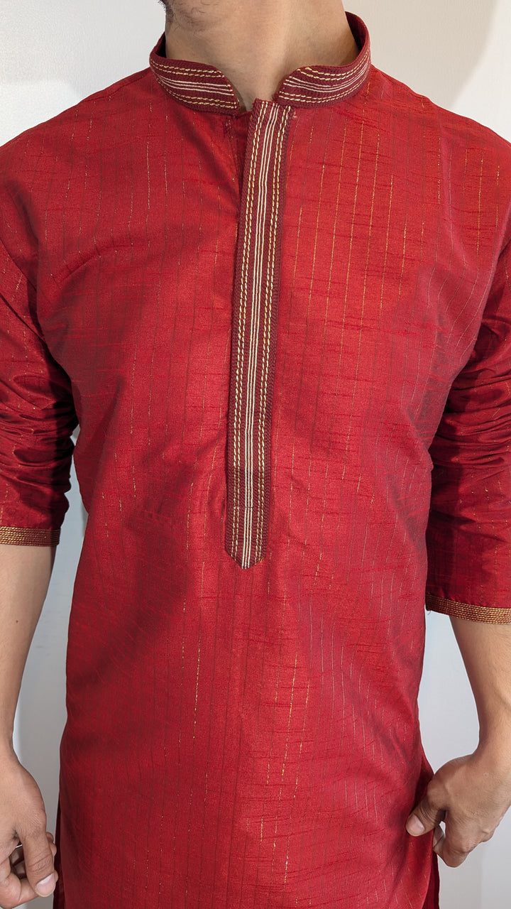 Red Fancy Kurta