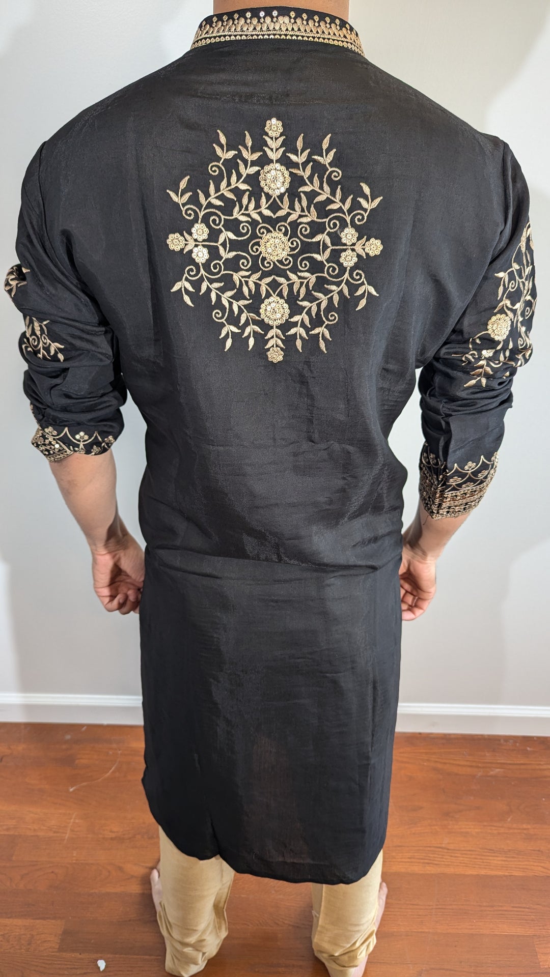 Black Designer Kurta