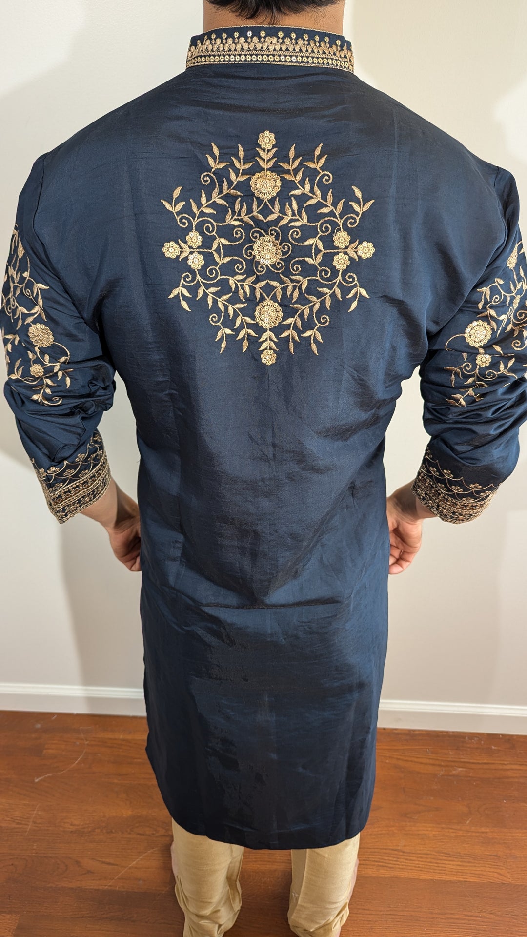 Navy Blue Fancy Kurta