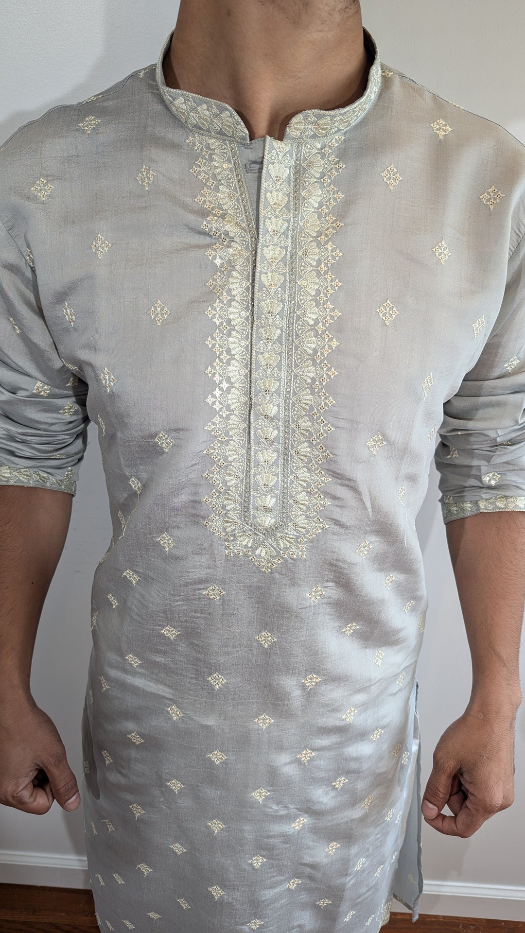 Light Grey Fancy Kurta