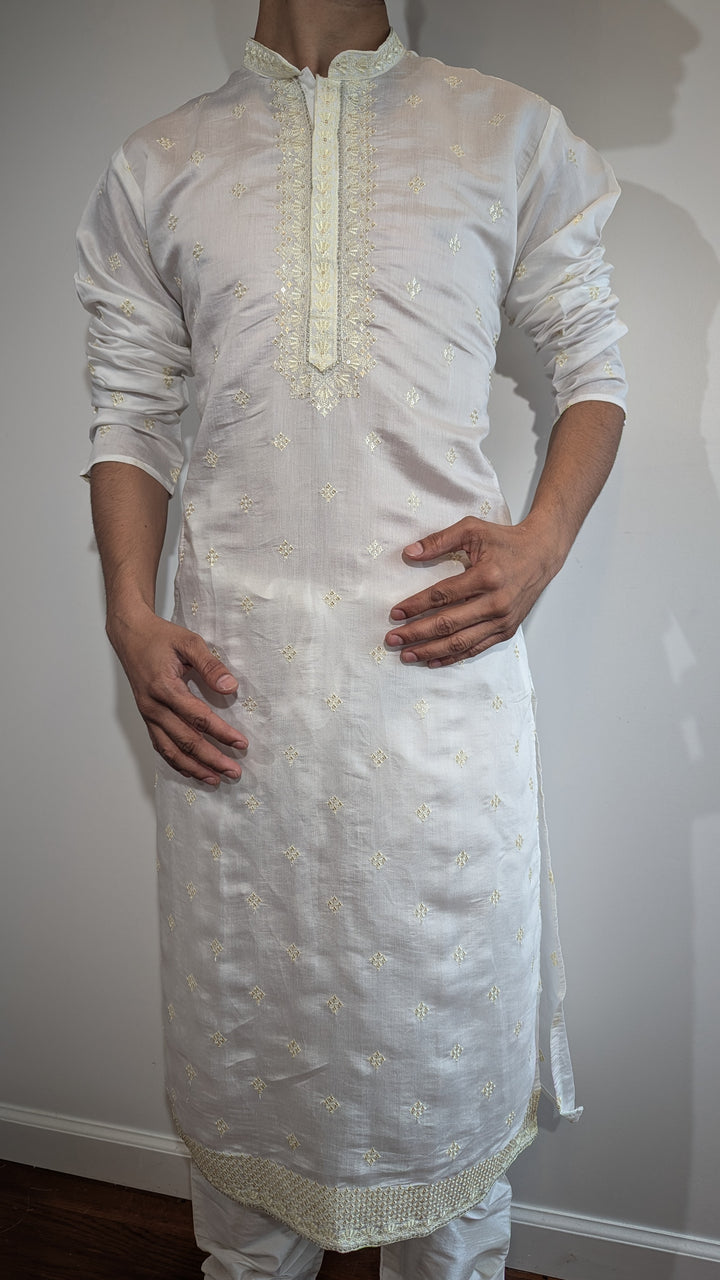 Cream Fancy Kurta