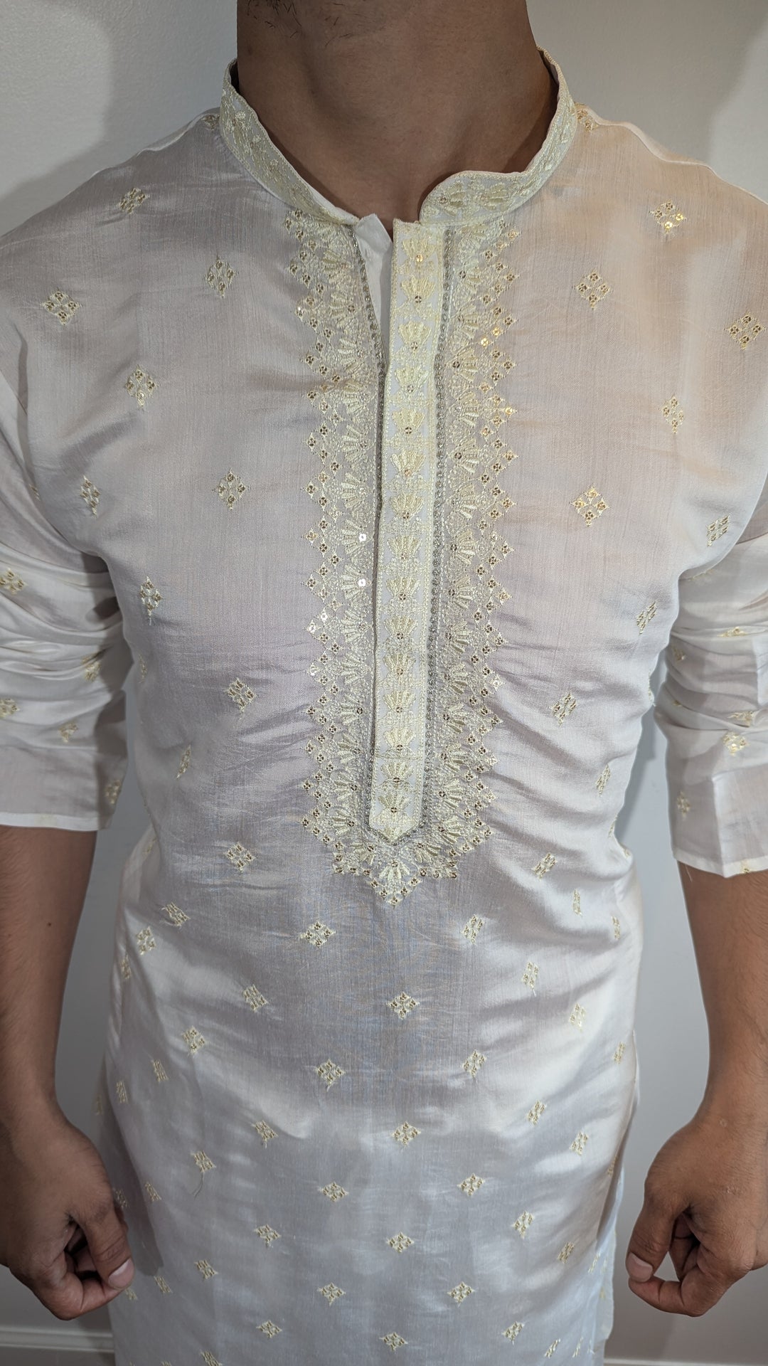 Cream Fancy Kurta