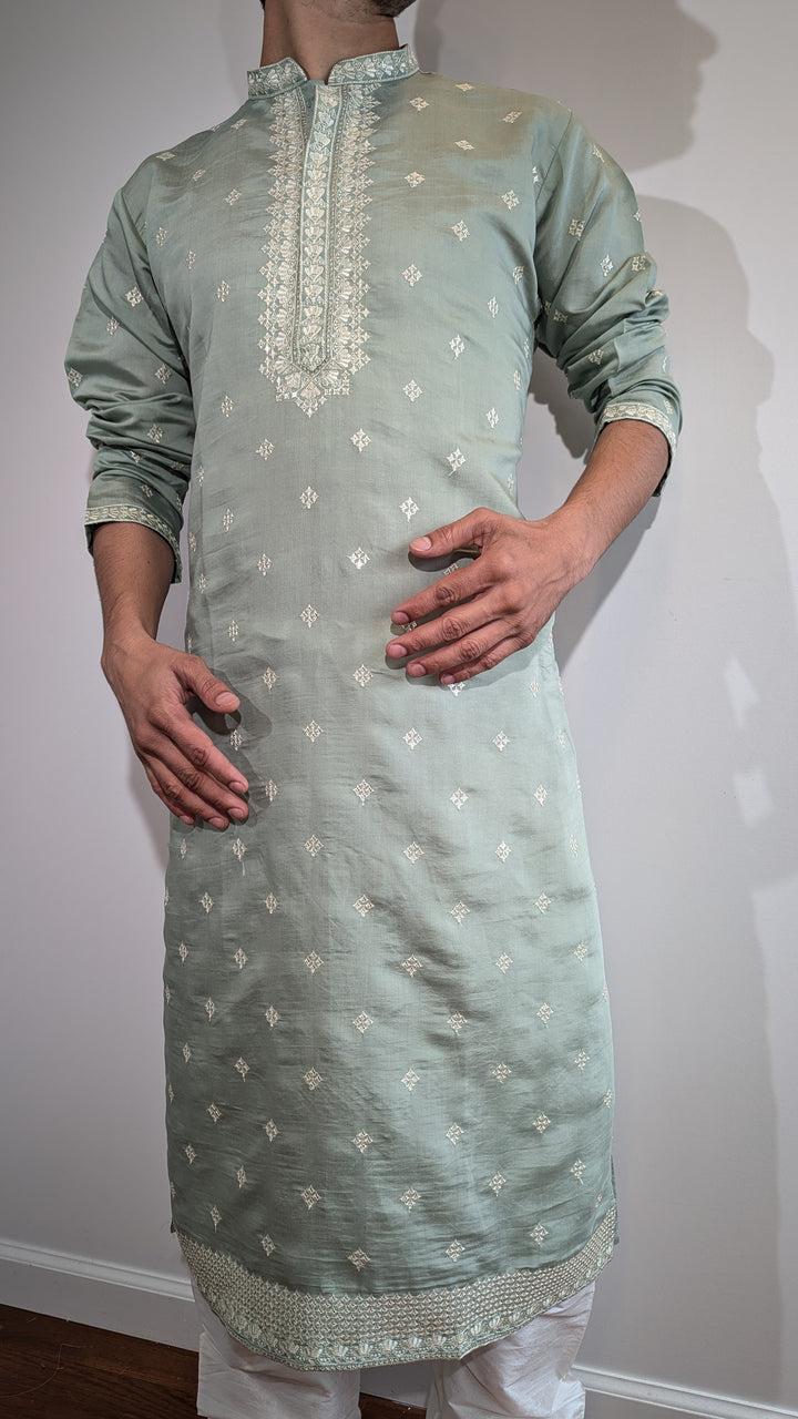 Mint Green Fancy Kurta