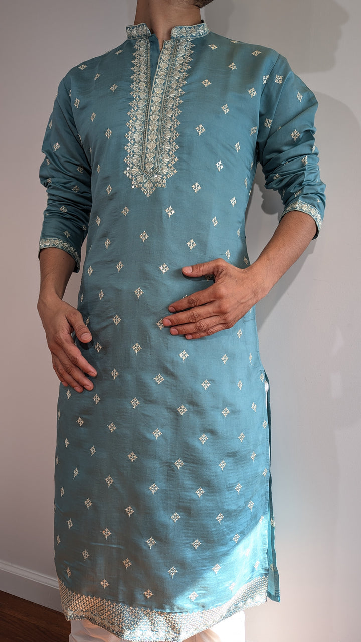 SeaFoam Fancy Kurta